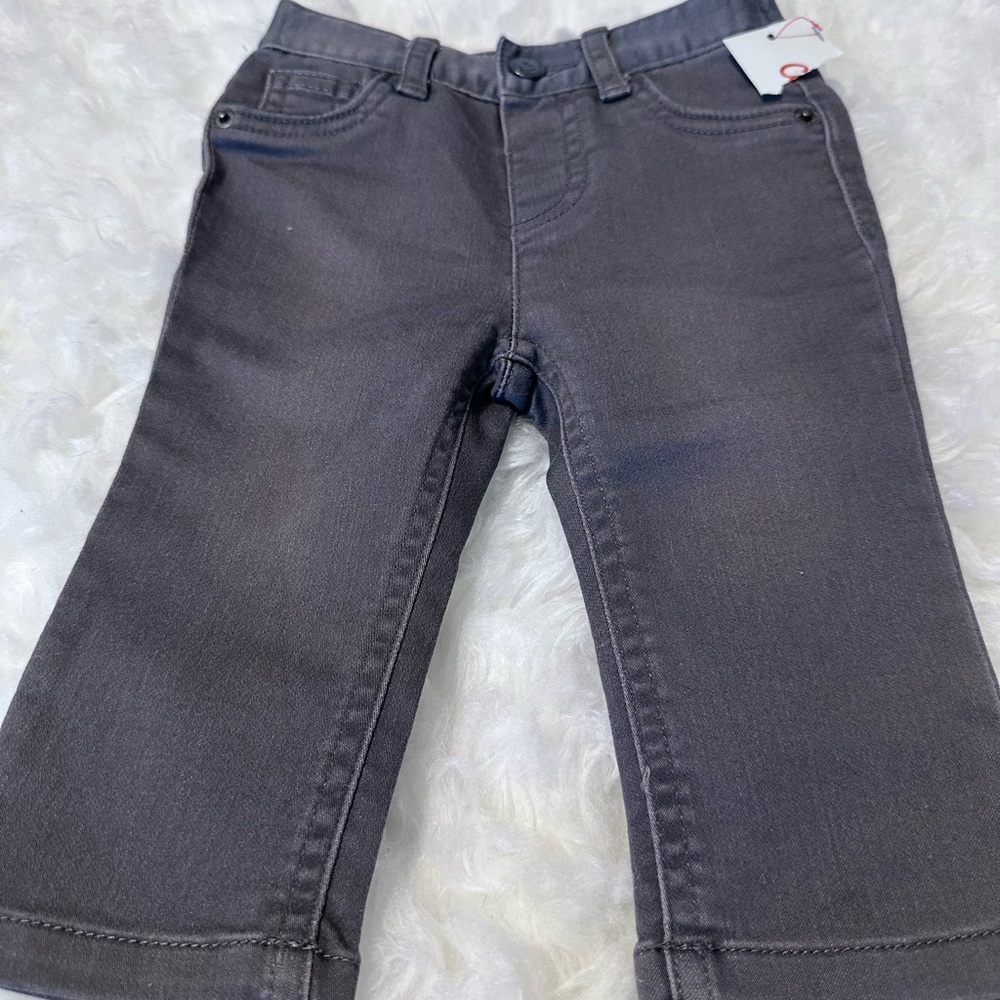 Baby Jeans | Grey Cat & Jack Soft Baby Boy Jeans